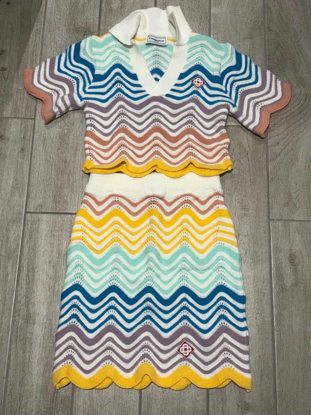 Casablanca skirt and top set